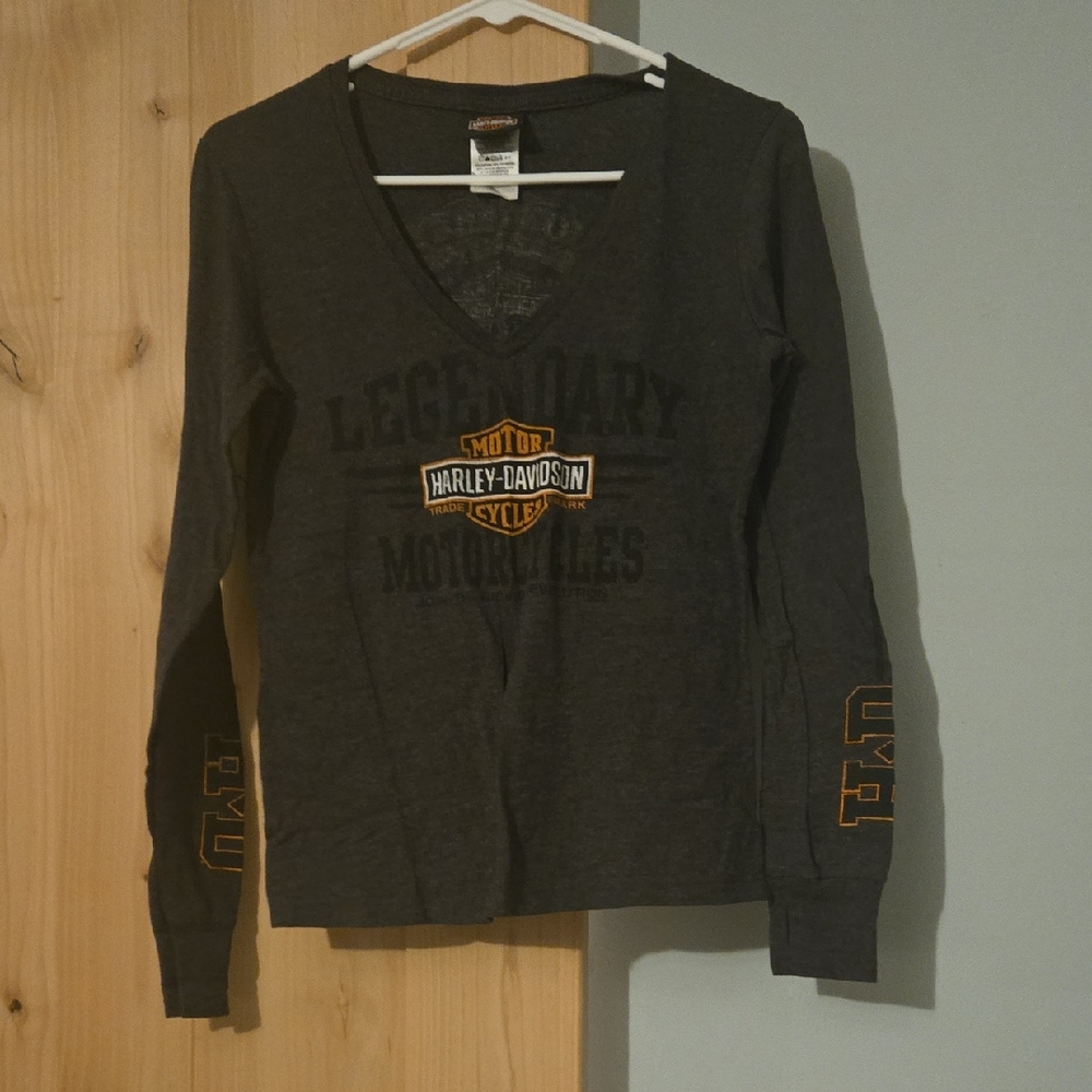 Harley-Davidson Dark Gray Long Sleeve Tee